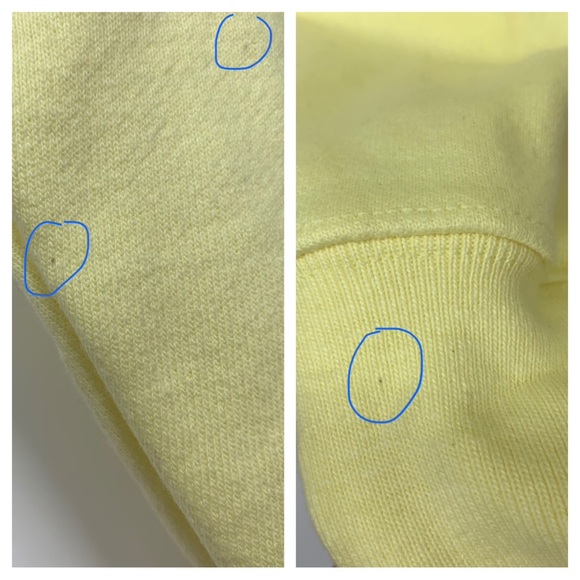 Champion Reverse Weave Lemon Yellow Thick Cropped Hoodie New Nwt Size Small - Picture 7 of 16